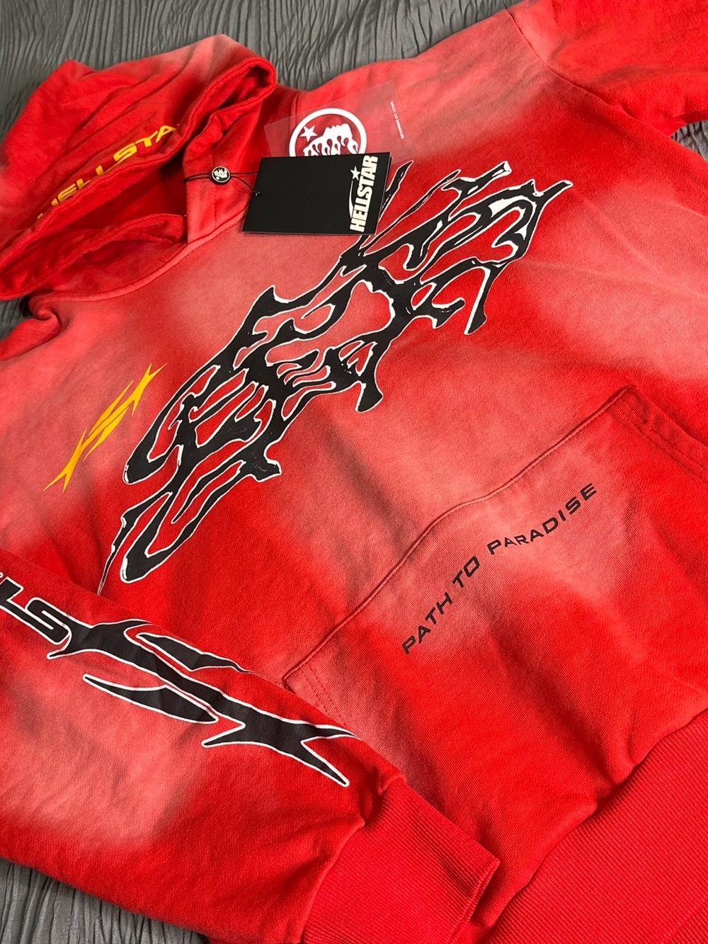 Red Graphic Hoodie – Men
